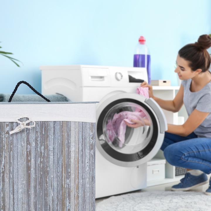 Produktbild Relaxdays Eckwäschekorb (60 l)