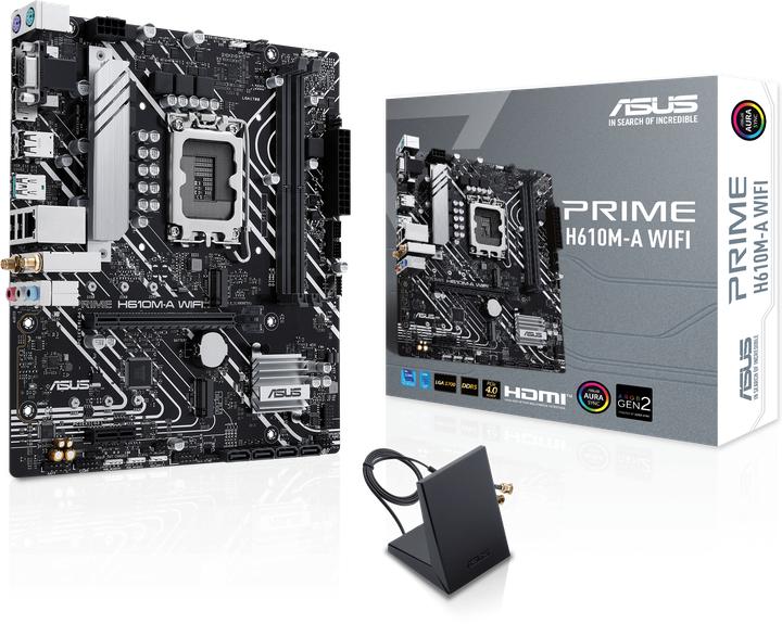 Immagine prodotto ASUS PRIME H610M-A WIFI (LGA 1700, Intel H610, mATX)