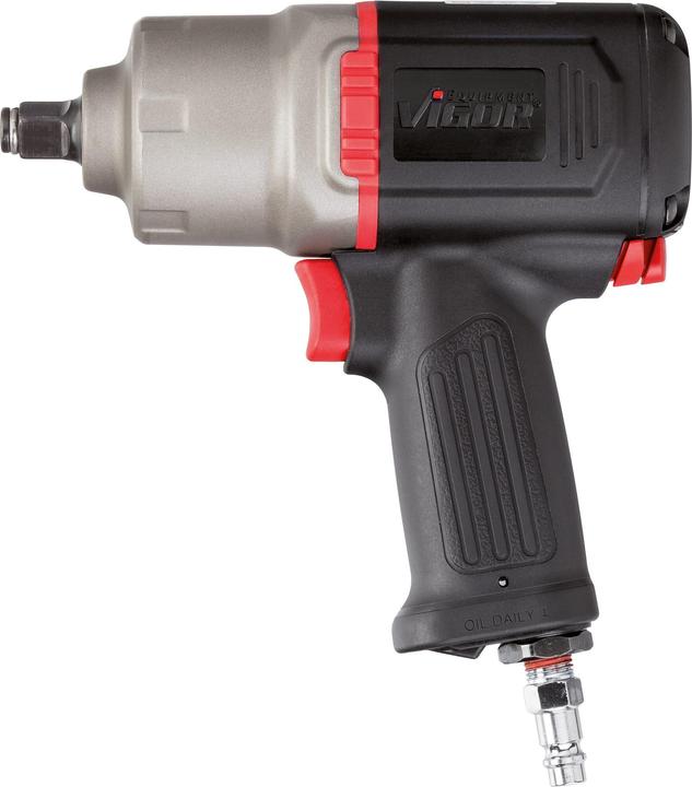 Produktbild Vigor Schlagschrauber ∙ V3653 ∙ Lösemoment maximal: 1890 Nm ∙ Vierkant 12,5 mm (1/2 Zoll) ∙ 186 mm … (Netzbetrieb)