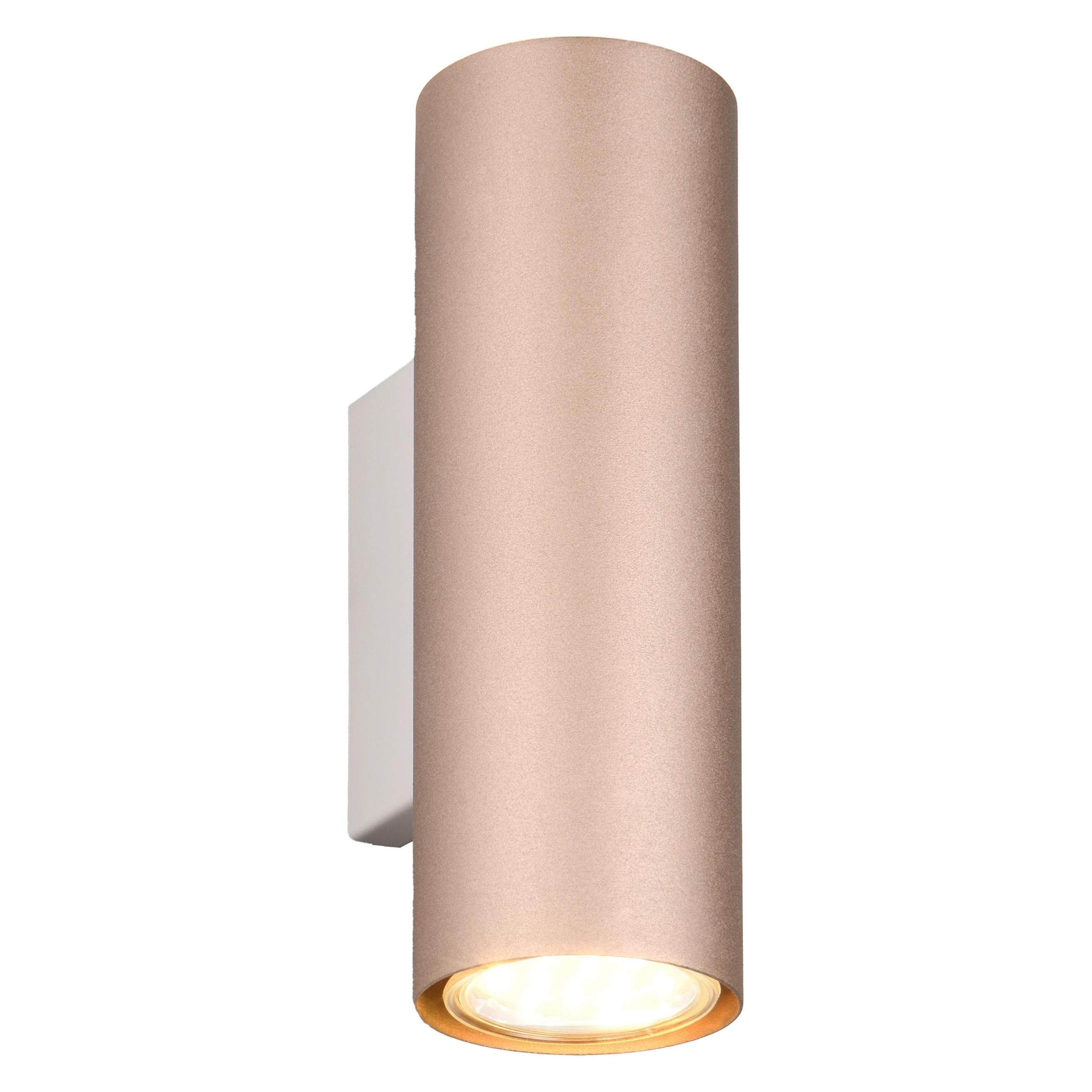 Trio, Wandlamp + Plafondlamp, Marley - Wandlamp - Mokka - Excl. 2x GU10 4, 9 W - Verlichting Omhoog En Omlaag - Wandmontage (GU10)