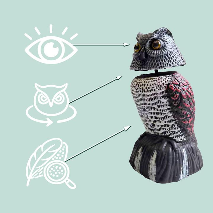 Actual product image Relaxdays Owl deterrent