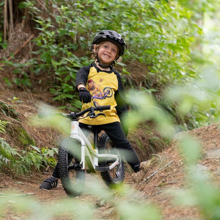 Actual product image Kids Ride Shotgun Lion Windproof Kids MTB Jersey (92)