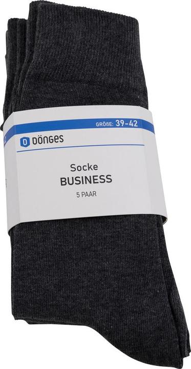 Produktbild Dönges Baumwollsocke Business, grau, Grösse 39-42 (39 - 42)
