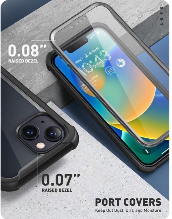 Produktbild Supcase Case IBLSN Ares Apple iPhone 13 Black (Apple iPhone 13)