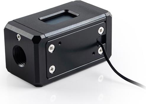 Actual product image Bitspower Flow sensor, 2x G1/4 inch connections, OLED display