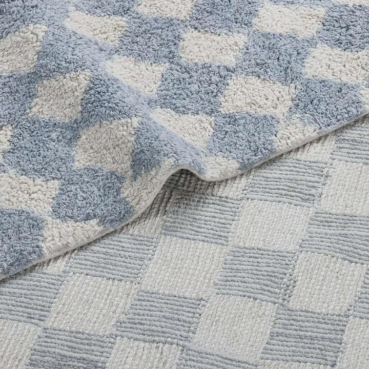Image du produit Loberon Teppich Wayburn blau/creme (200 x 300 cm)