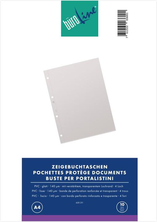 Produktbild BüroLine Zeigetaschen (A4, 10x)