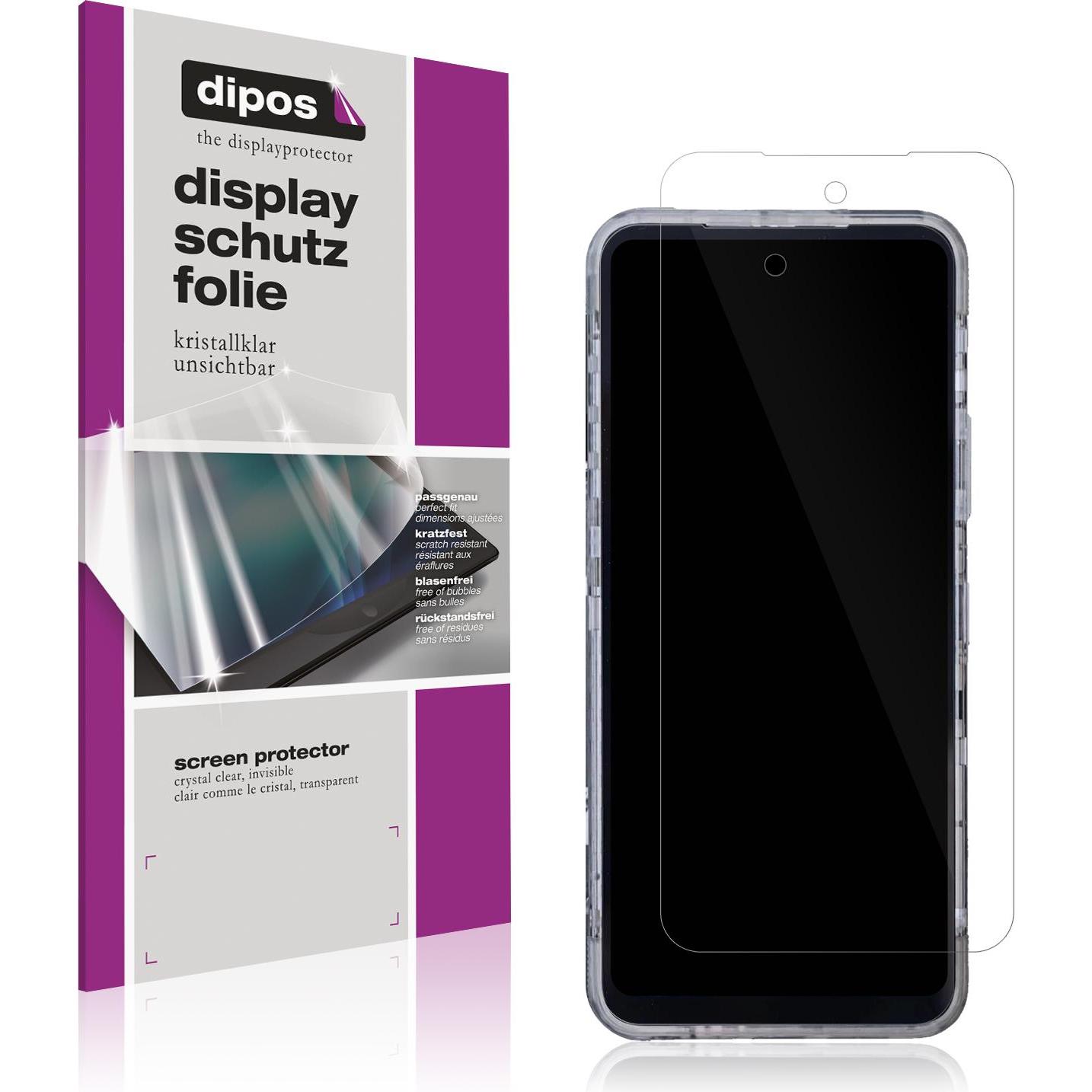 Dipos Schutzfolie Klar für AGM X6 5G, MP3 + Media-Player Zubehör