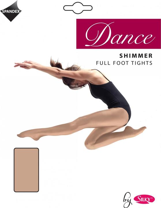 Actual product image Silky Girls' dance tights with shimmer effect (104)