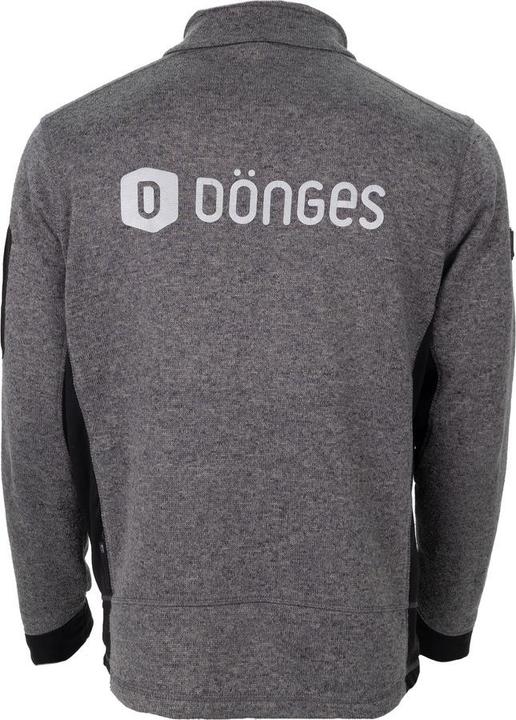 Actual product image Dönges Knitted fleece jacket, anthracite, men, size XXXXL (3XL)