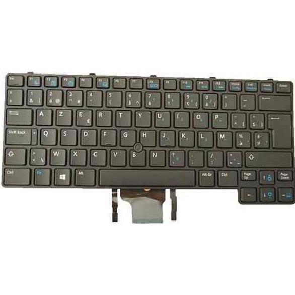 Dell Keyboard (BELGIUM), Notebook Ersatzteile, Schwarz