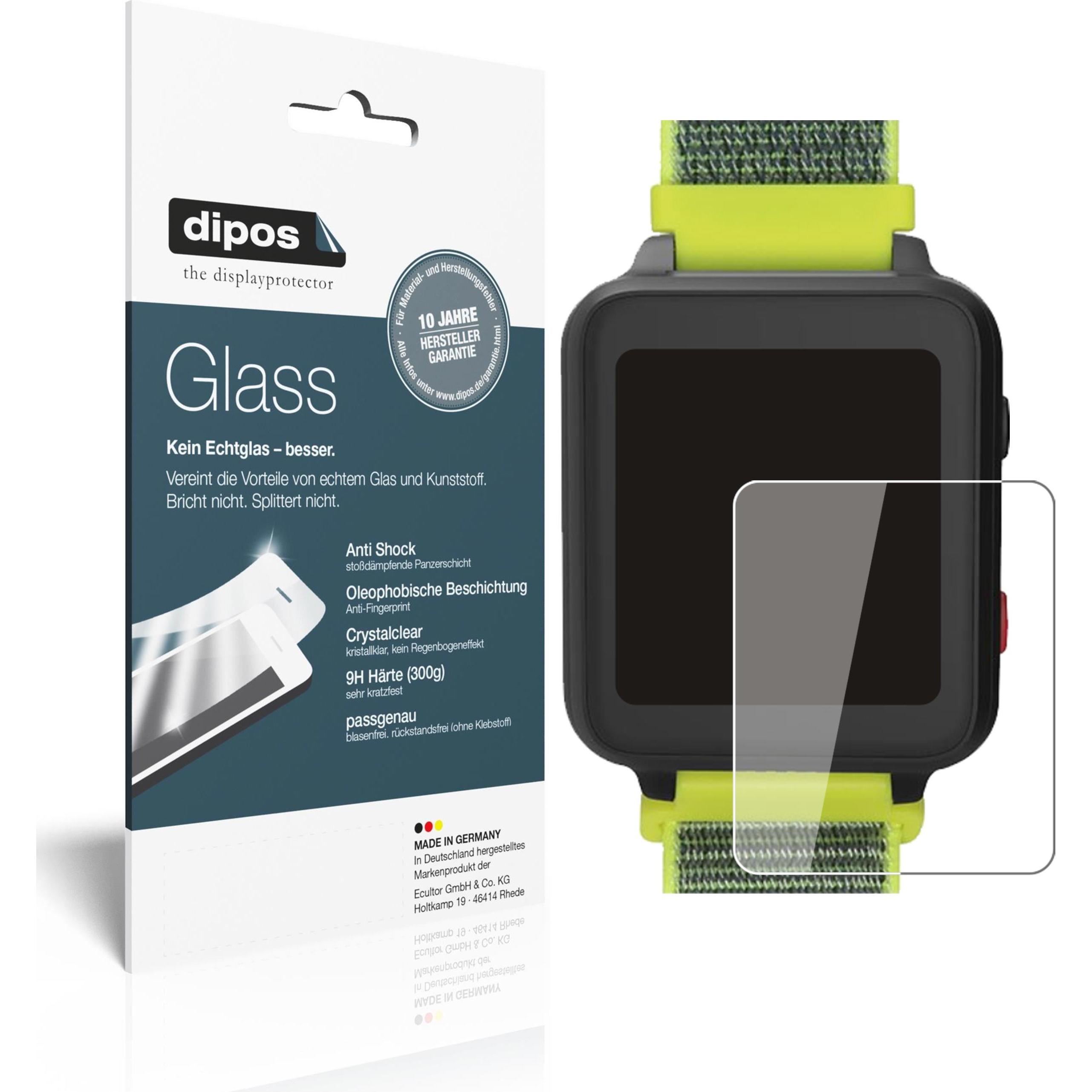 Dipos Displayschutz Anti-Shock, Smartwatch Schutzfolie, Transparent