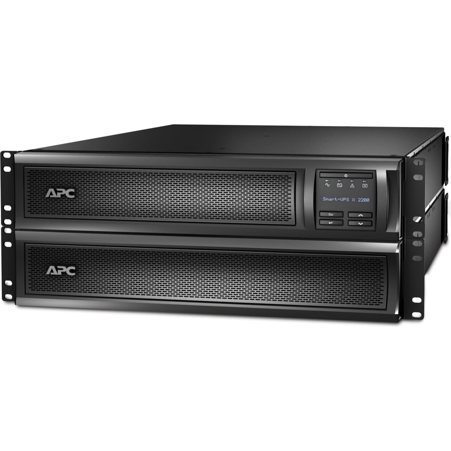 APC SMX2200RMHV2U Smart-UPS X 2200VA/1980W, Rack/Tower LCD 200-240V (2200 VA, 1980 W, Line-Interaktiv USV), USV