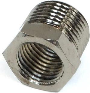 Immagine prodotto Aquatuning Nipplo di riduzione da G1/4 a G3/8 AG in nichel nero