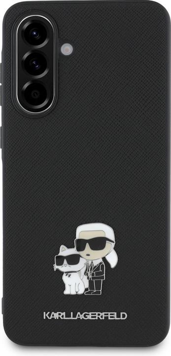 Produktbild Karl Lagerfeld Case Saffiano w/ K&C Metal Logo for Samsung Galaxy A36 black (Samsung Galaxy A36)