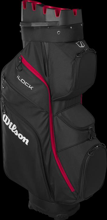 Image du produit Wilson - Sac pour chariot iLock - Noir/Rouge