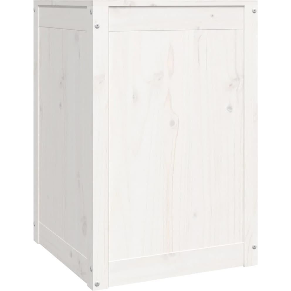 Vidaxl Weiss Wäschekorb, Wäschetruhe