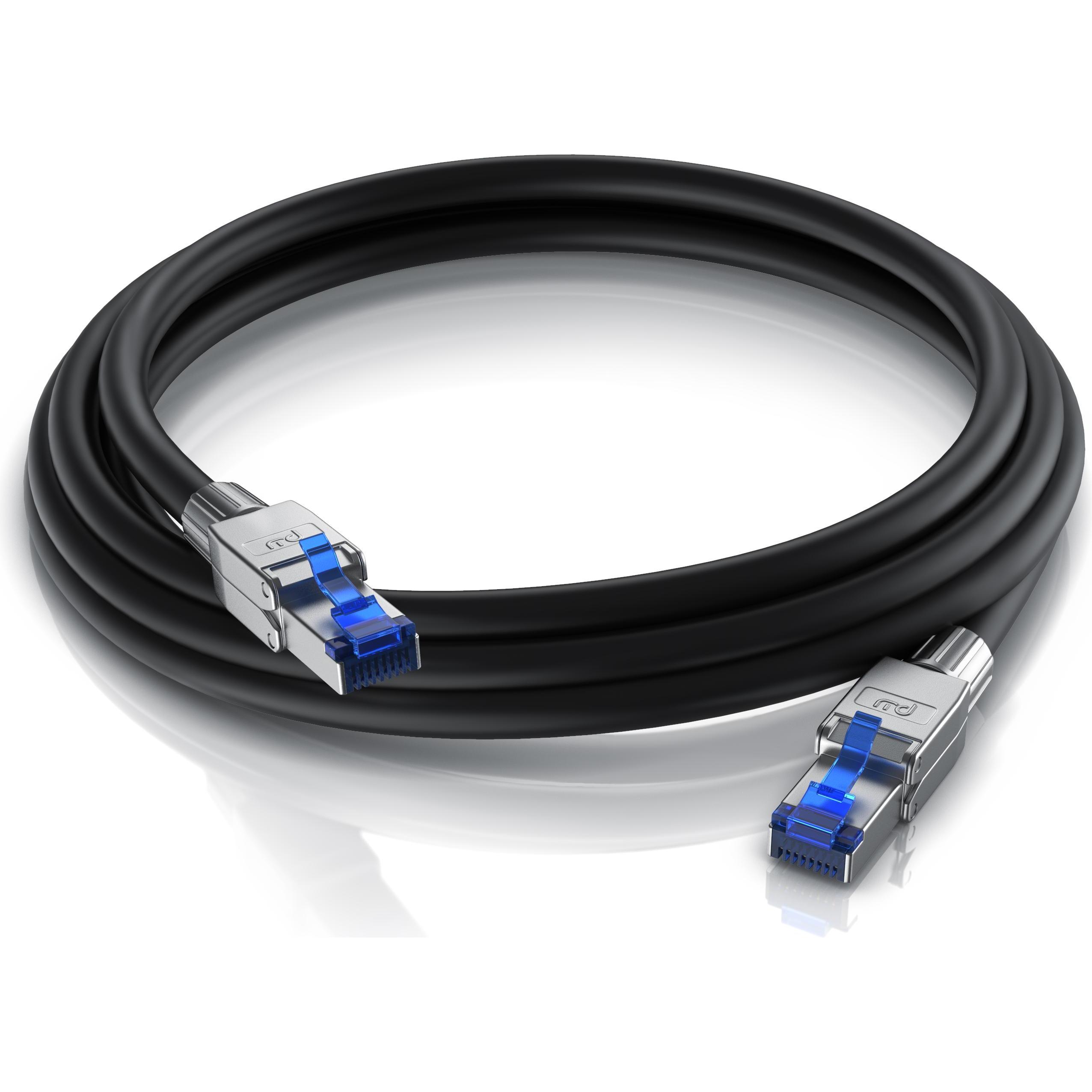 Thumbnail - Primewire LAN Kabel CAT.8, RJ-45, Netzwerkkabel CAT 8, Gigabit Ethernet 40 Gbit/s, S/FTP Pimf Patchkabel (S/FTP, CAT8.1,...