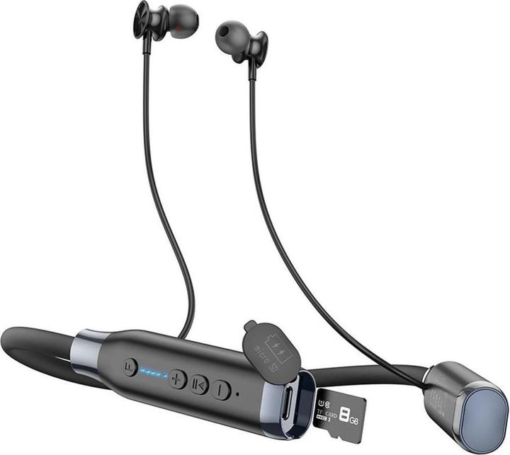 Image du produit Hoco - Bluetooth Earphones (ES62) - for Sport, Support BT, TF card - Black (120 h, Sans fil)