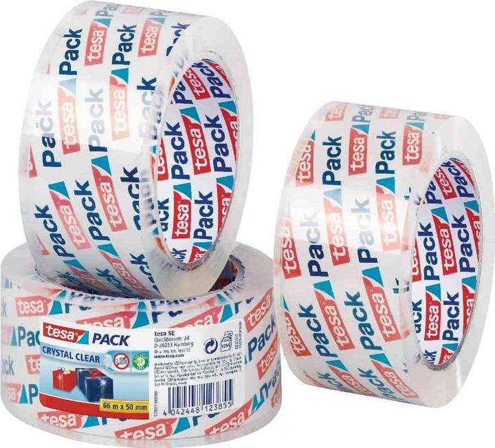 Produktbild tesa tesapack CRYSTAL CLEAR Packband (50 mm)