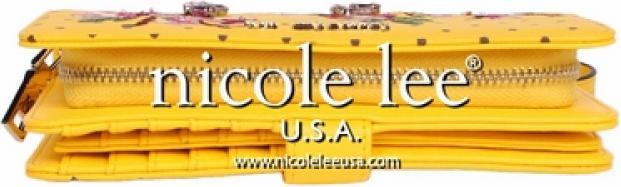 Actual product image Nicole Lee Kayley Floral" wallet