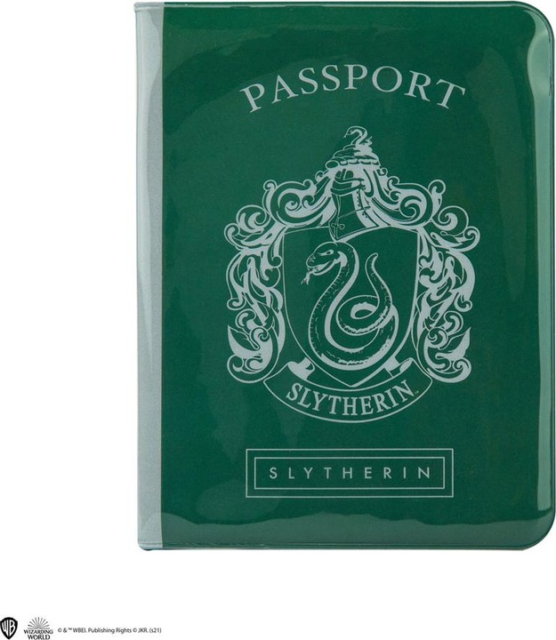 Actual product image Cinereplicas Set of Passport cover and Tag - Slytherin - Harry Potter CR2512 (Additional padding)