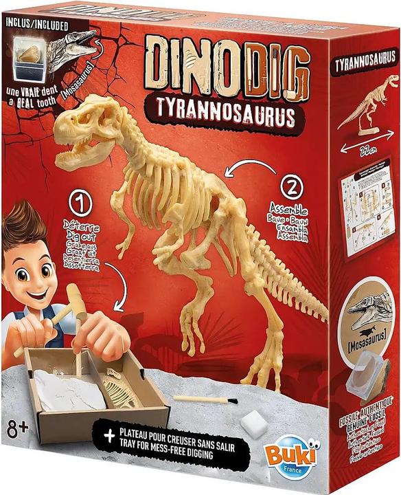 Produktbild Buki Dino zum Ausgraben – T-Rex | Archäologie-Spielzeug für Kinder ab 8 Jahren | Dinosaurier Skelett Ausg