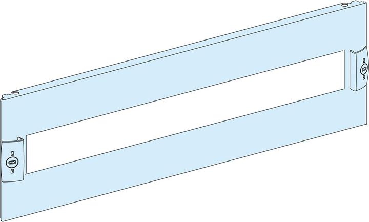 Produktbild Schneider PrismaSeT-P, Frontplatte, mit 45mm Ausschnitt,1-reihig,Breite=650mm,Höhe=2Module LVS03202