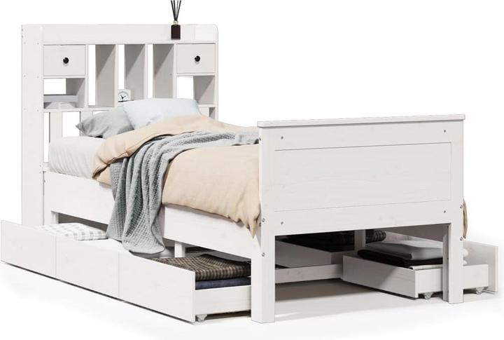 Produktbild vidaXL Bücherregalbett (90 x 200 cm)