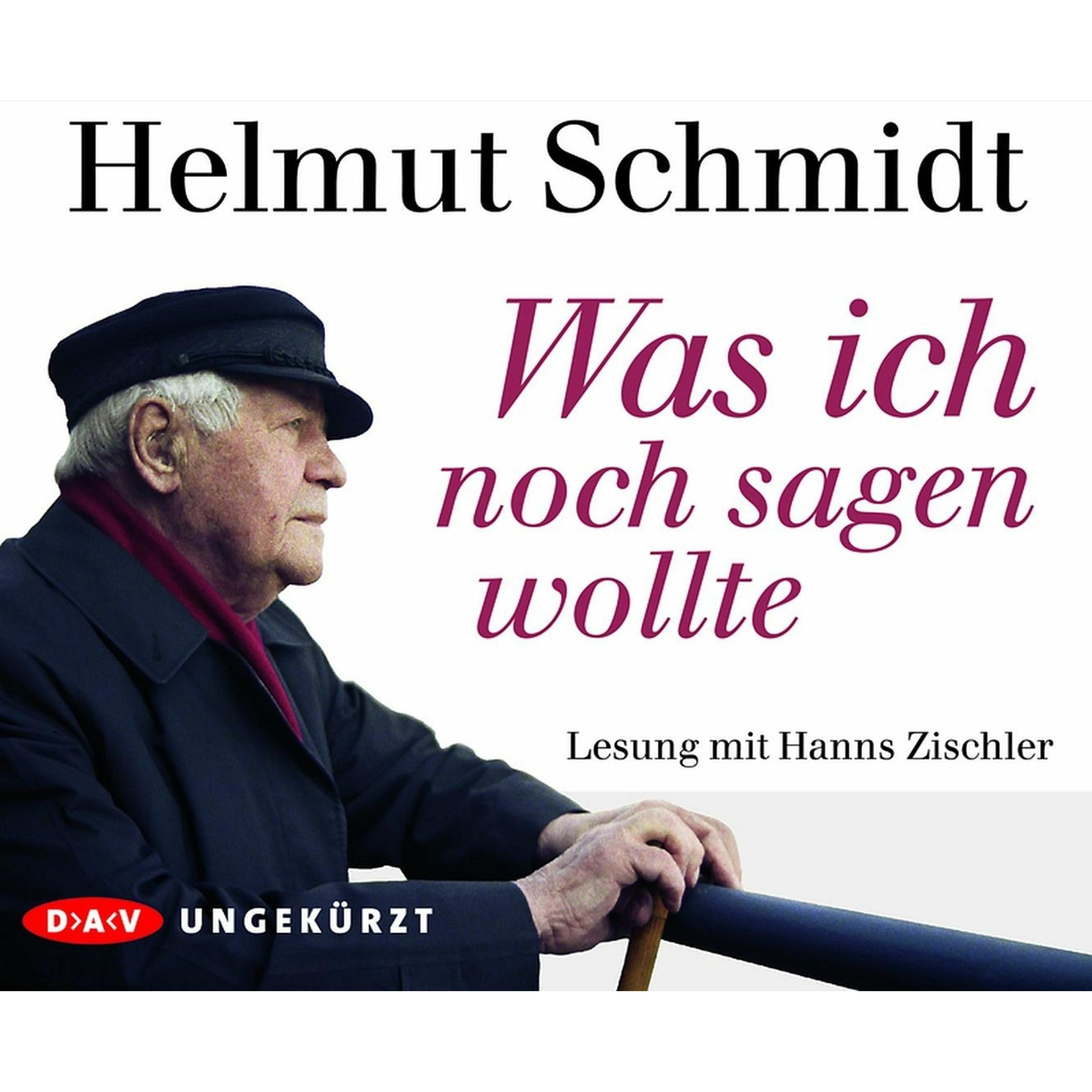Was ich noch sagen wollte, Hörbücher von Helmut Schmidt, Hanns Zischler