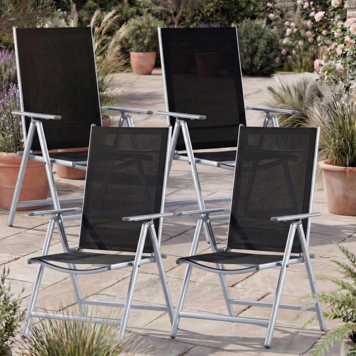 Immagine prodotto Casaria Set di 4 sedie da giardino