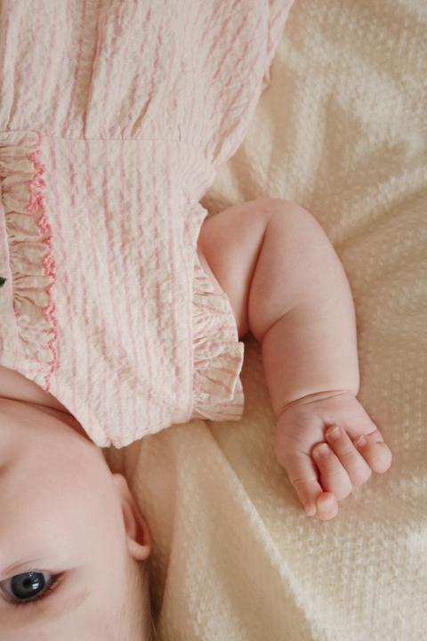 Produktbild Konges Slojd Ellie Strampler Peony Stripe (62)