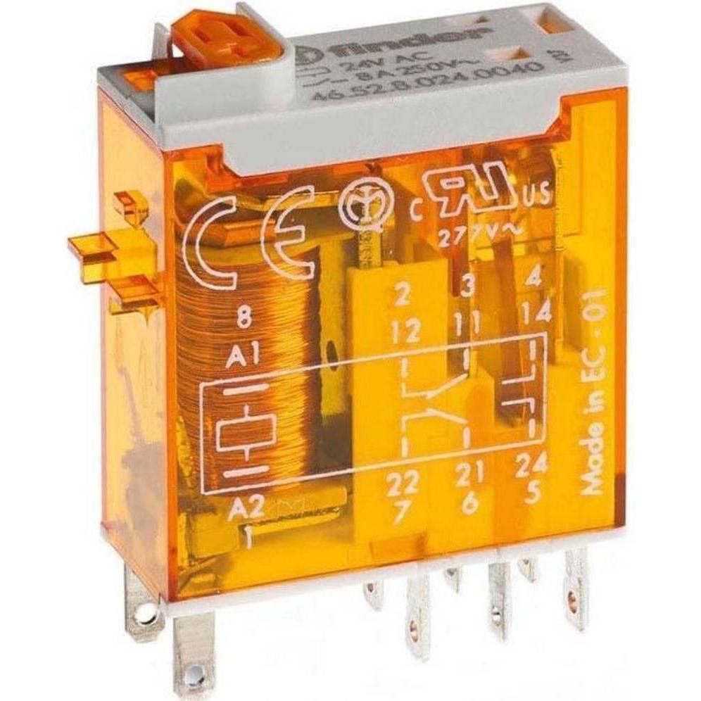 Finder Relais 8A 230VAC 2-Wechsler, Relais