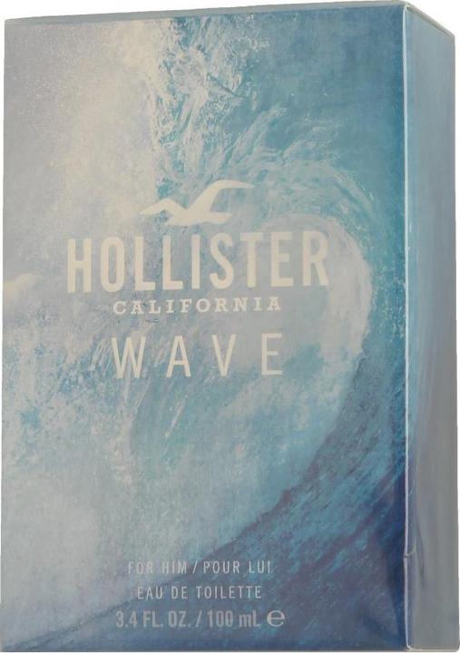 Actual product image Hollister Wave for Him Eau de Toilette 100ml Spray (Eau de toilette, 100 ml)