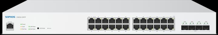 Actual product image Sophos CS210-24FP Switch - 24 port 8x2.5G with Full PoE - EU power cord (24 Ports)
