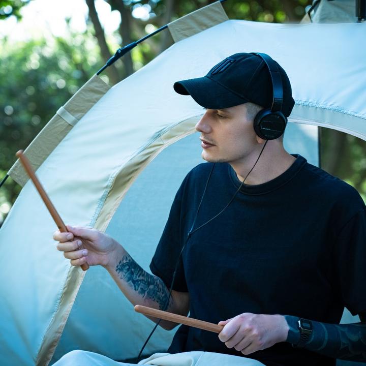 Immagine prodotto INE Portable electronic drum kit AeroBand PocketDrum 2 Max brown (E-drum)