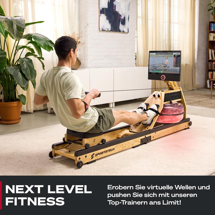 Produktbild Sportstech Rudergerät AquaElite OAK