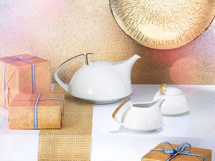 Immagine prodotto Rosenthal TAC Gropius Skin Gold - Servizio di piatti da tavola a 3 pezzi (3 Pezzo/i)