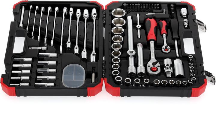 Actual product image Gedore Red red Socket spanner set, 92-piece, With reversible ratchets, ratchets, socket spanner and bit set