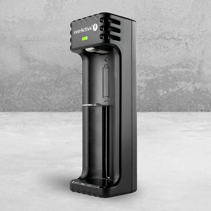 Actual product image Everactive LC-100 (1 pcs., 10440, 14500, 14650, 16340, 17500, 17670, 18350, 18500, 18650, 20700, 21700, 22650, 25500, 26500, 26650, C, D, AAA, AA, AAAA, Chargers without battery)