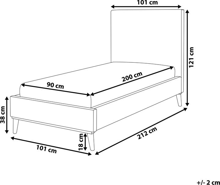 Actual product image Beliani Bayonne (90 x 200 cm)