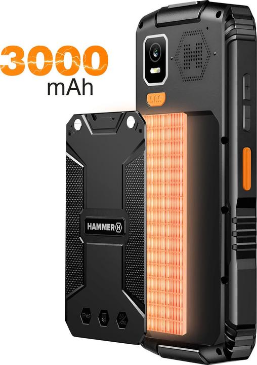 Productafbeelding Myphone Mobiele telefoon Hammer Horizon LTE (Zwart) Dual SIM 2,8" IPS TFT 240x320/128MB/64MB (2.80", 2 Mpx)