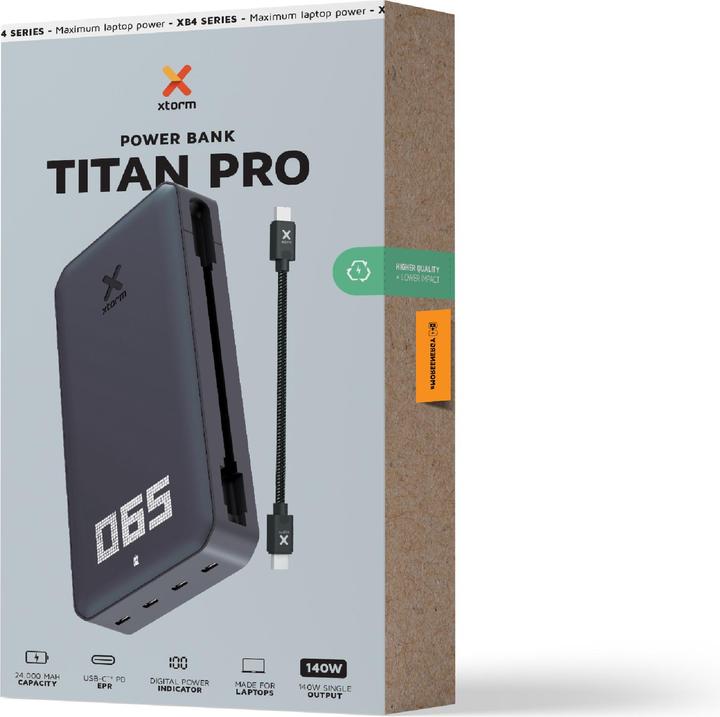 Image du produit Xtorm XB4 Series Titan (24000 mAh, 140 W, 88.80 Wh)