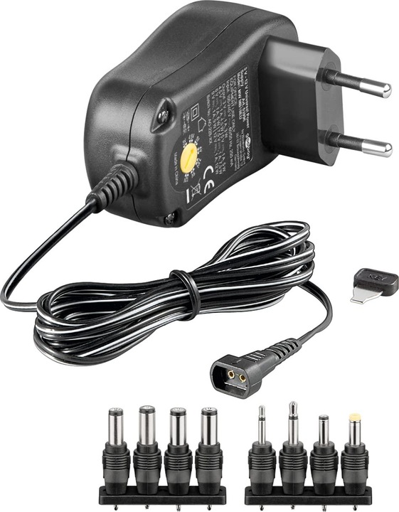 Produktbild Goobay 3 V - 12 V Universal-Netzteil