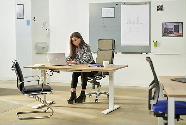 Actual product image Rocada Whiteboard module, PRO version - sheet steel, coated,. (100 x 150 cm)