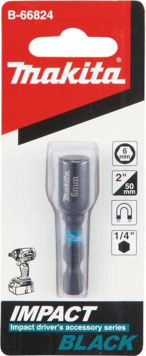 Produktbild Makita Steckschlüssel 1/4 SW6 (Innensechskant)
