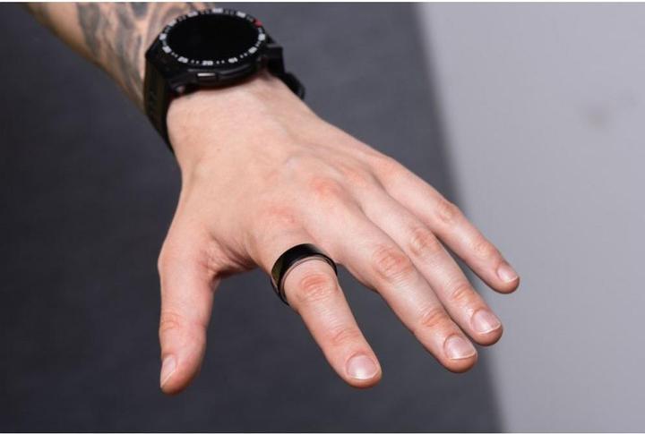 Image du produit OEM Smart device Smart Ring R8 - smart ceramic ring with charging box Size 18mm black (18, Noir)