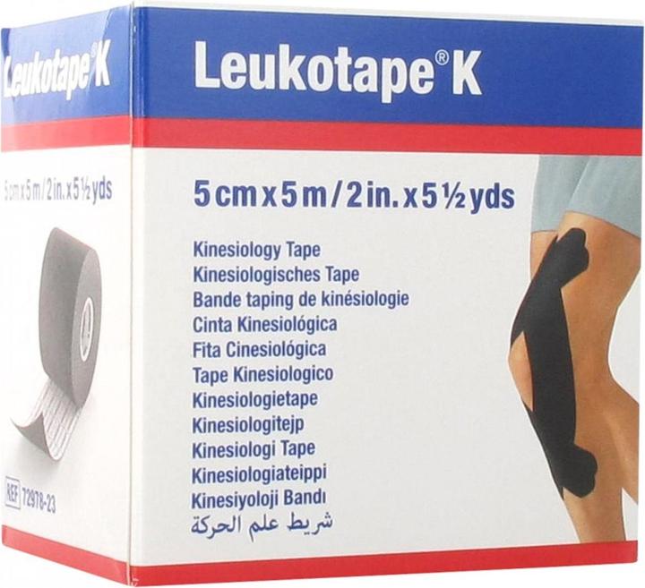 Produktbild BSN K Pflasterbinde 5mx5cm schwarz (5 m)