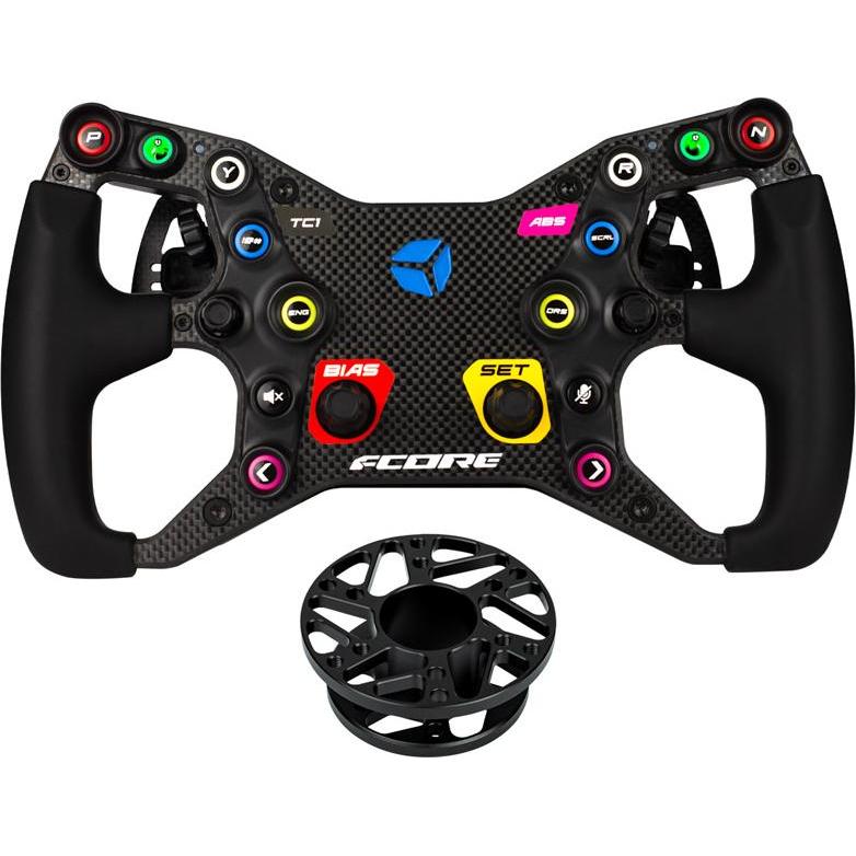 Cube Controls F-CORE - 2+ Paddles, inklusive Hub, Gaming Controller, Schwarz