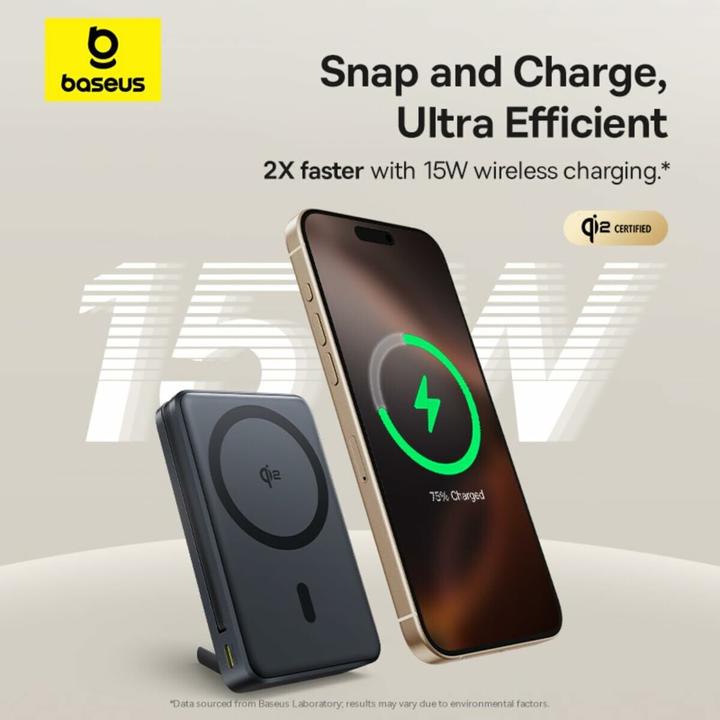 Baseus Nomos Qi2 magnetic powerbank, USB-C 10000mAh 45W - Galaxus